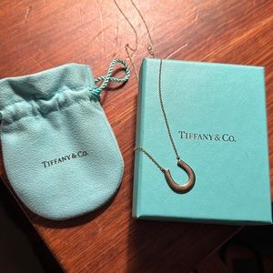 Tiffany and Co. Horse Shoe Necklace (Rubedo Gold Sterling Silver)